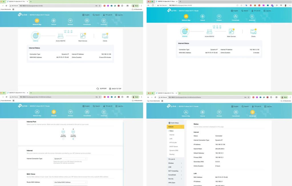 TP-Link Archer BE600 Router Software