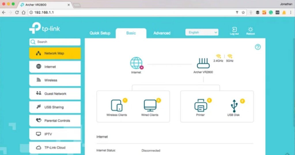 TP-Link Archer VR2800 Setup