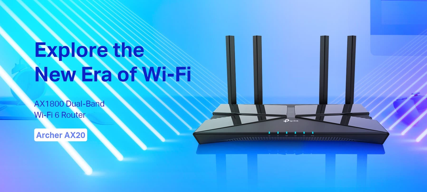 TP Link Archer AX20 AX1800 Wi-Fi 6 Router