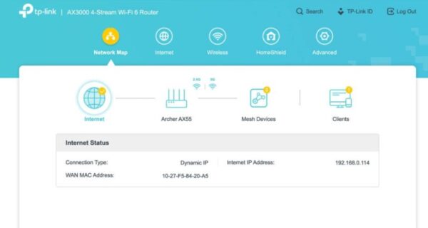 TP-Link Archer AX55 speed Firmware