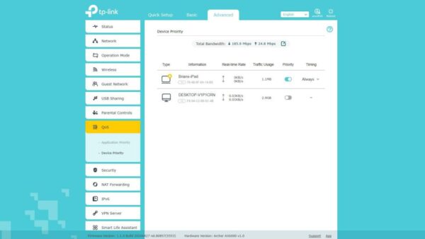 TP-Link Archer AX6000 review Setup configuration