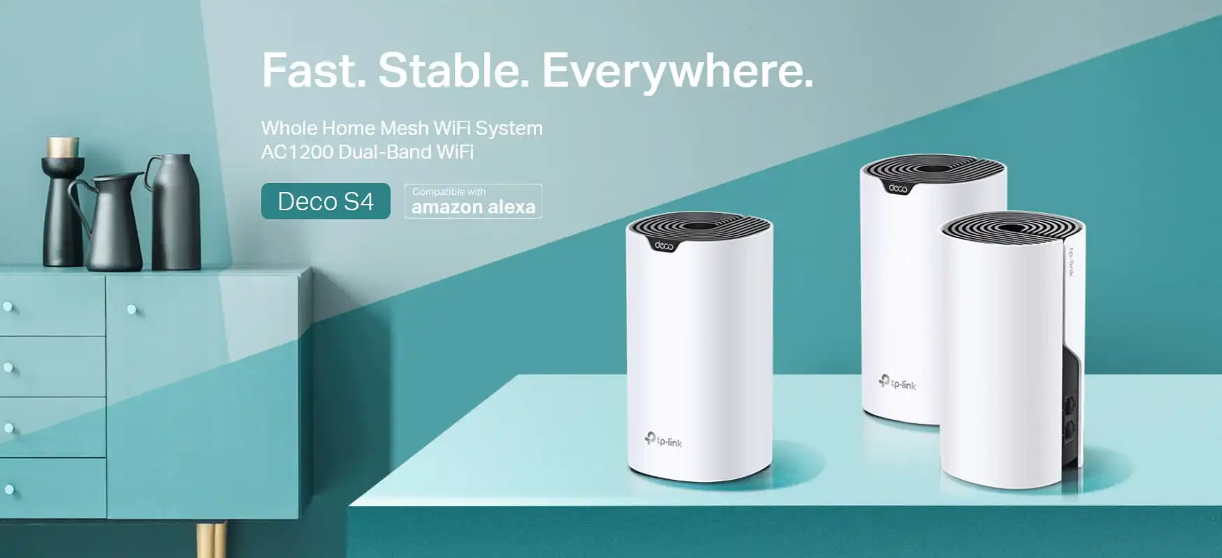 TP-Link Deco S4 AC1200 Whole Home Mesh Wi-Fi System