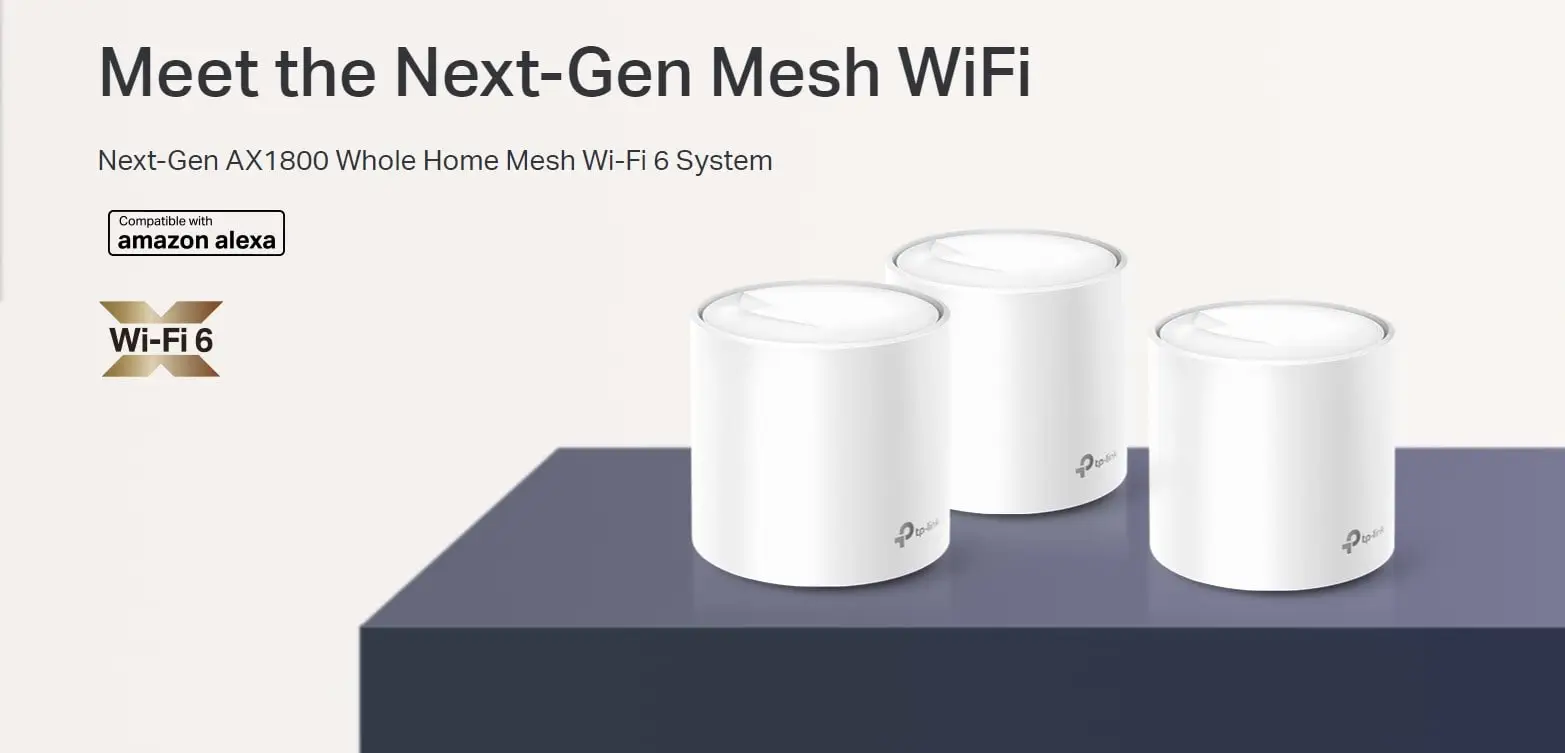 TP-Link Deco W3600 AX1800 Whole Home Mesh Wi-Fi-6 System