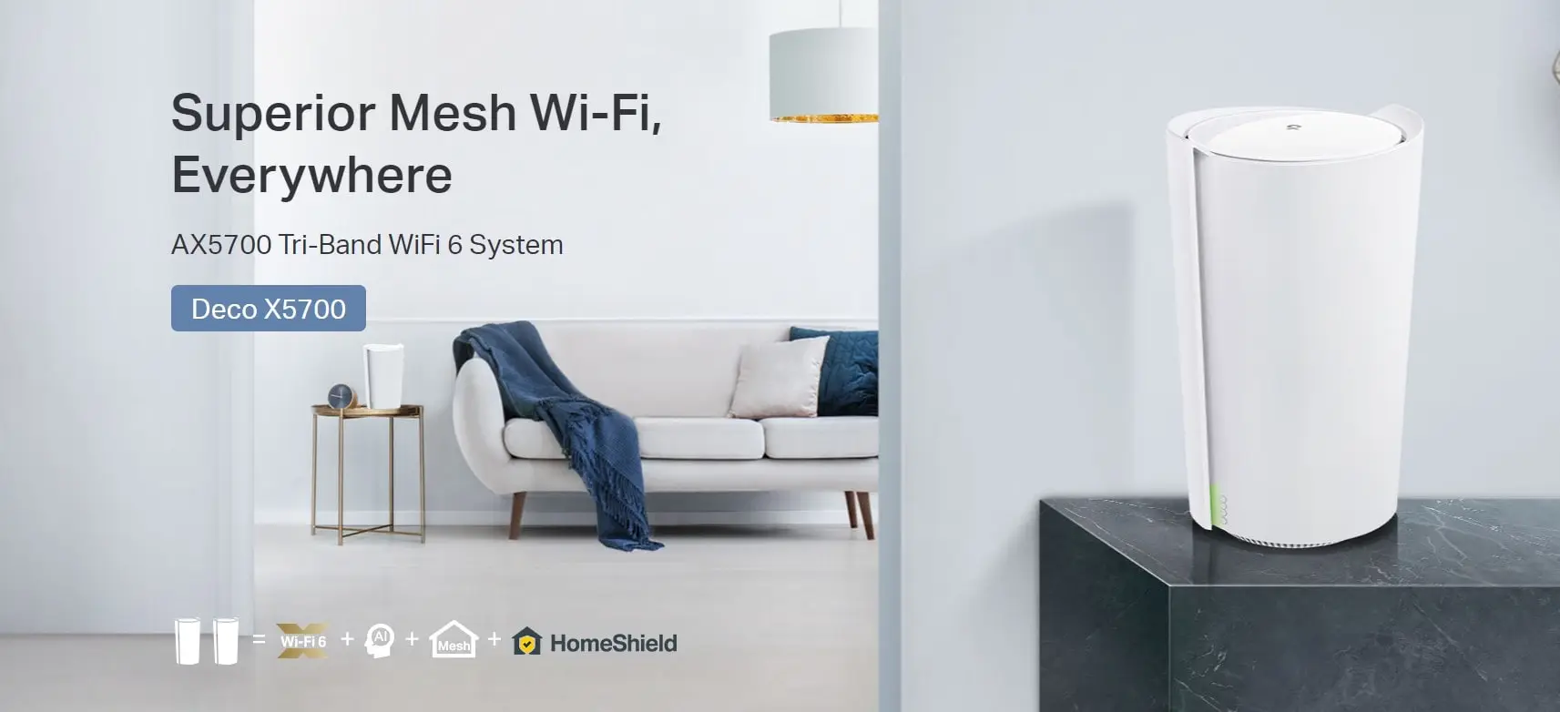TP-Link Deco X5700 AX5700 Whole Home Mesh Wi-Fi System