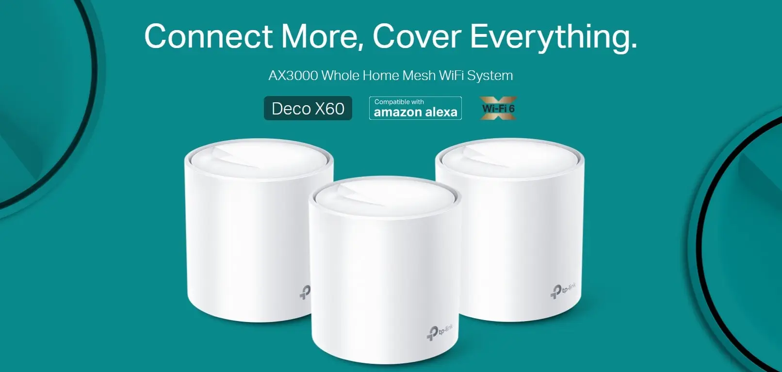 TP-Link Deco X60 AX3000 Whole Home Mesh Wi-Fi 6 System